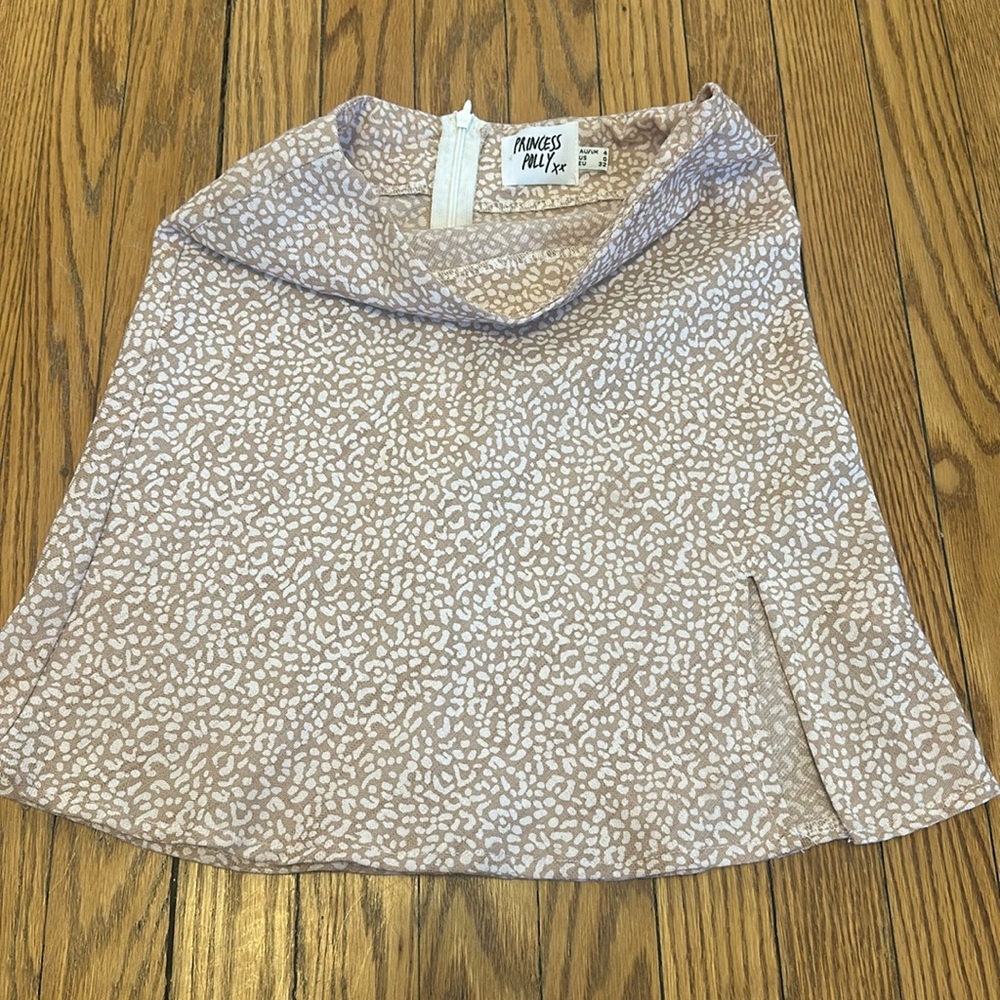 Princess Polly Leopard Print Skirt